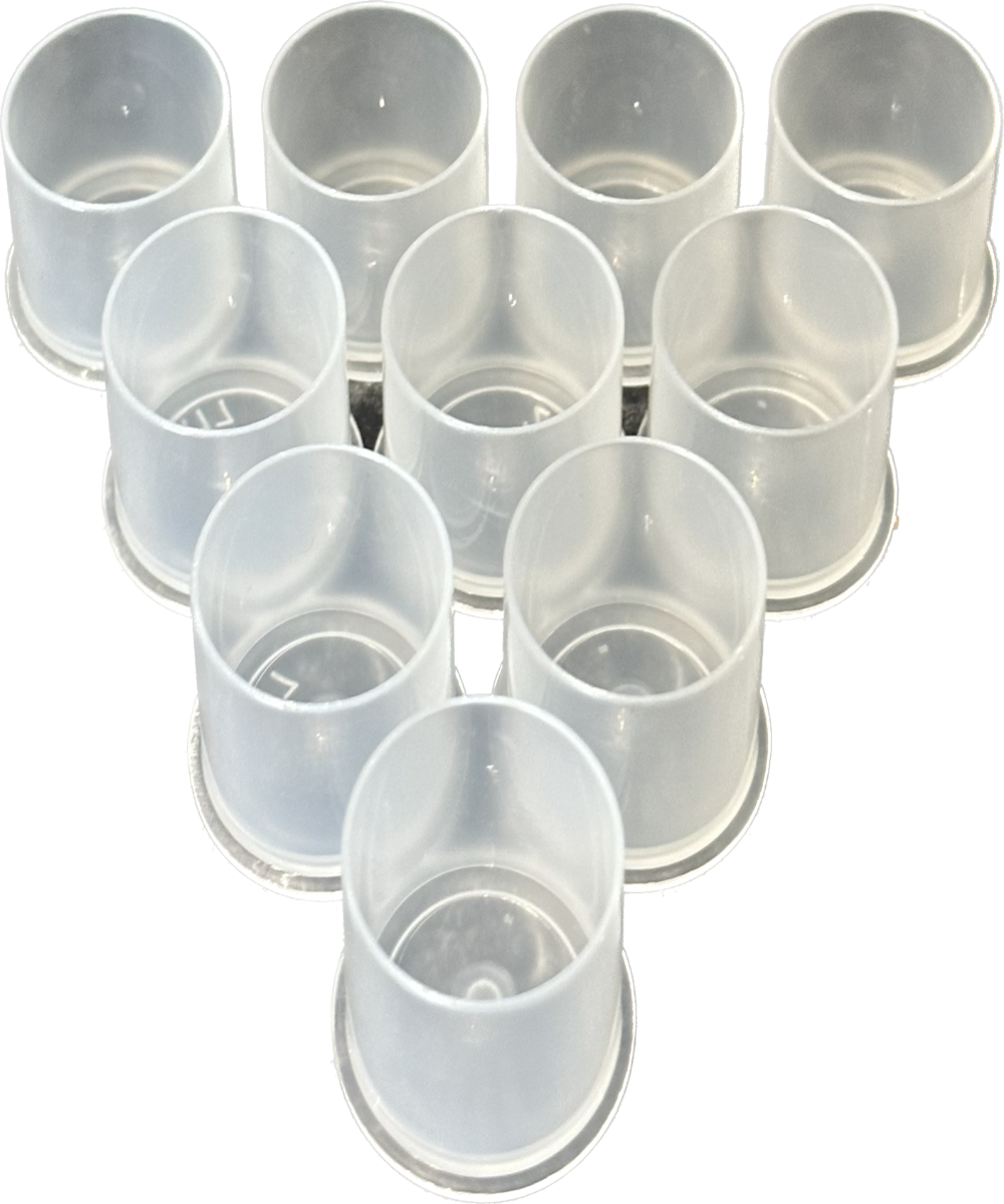 25mm tattoo ink caps 100 bag