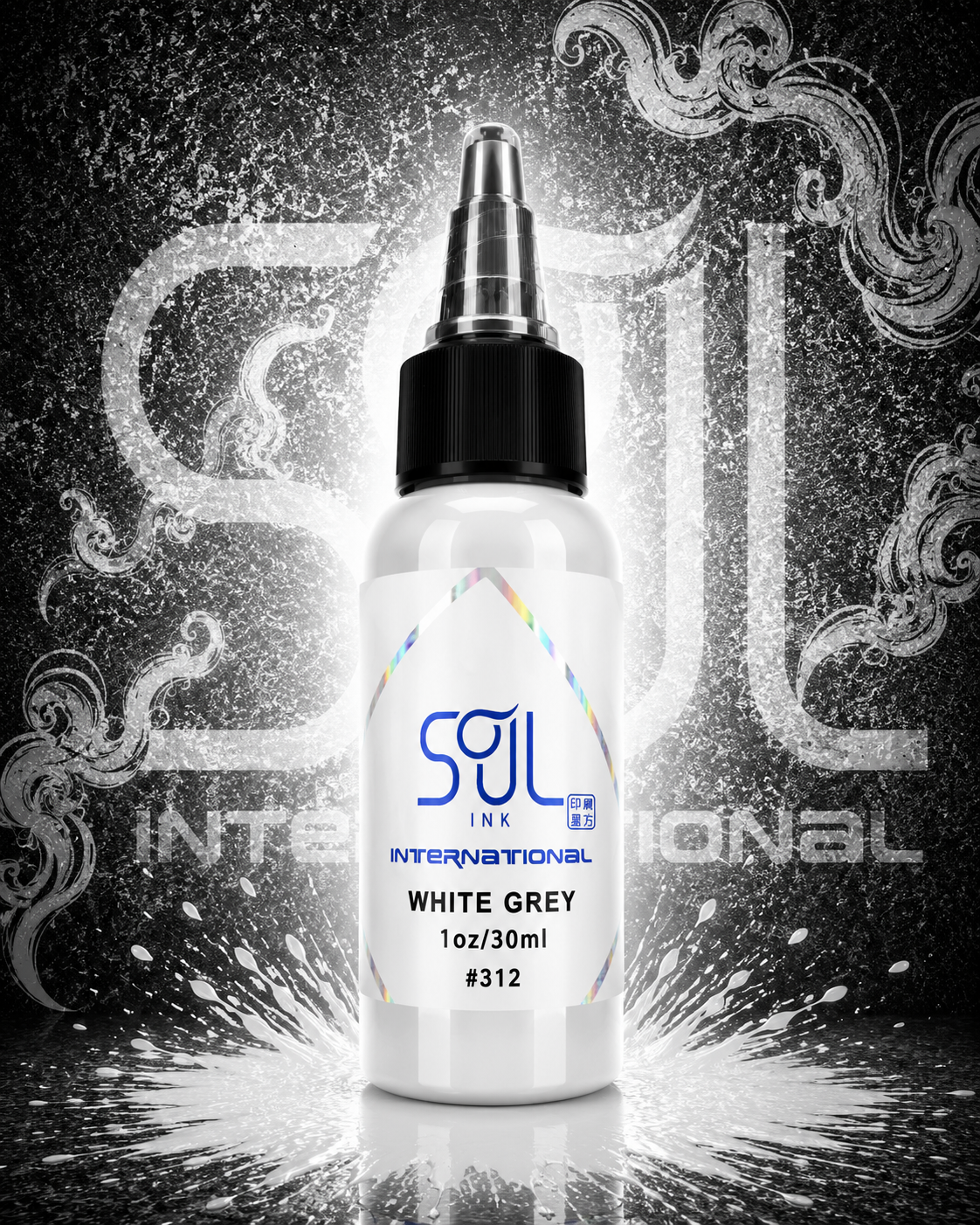 Soul Ink White Grey